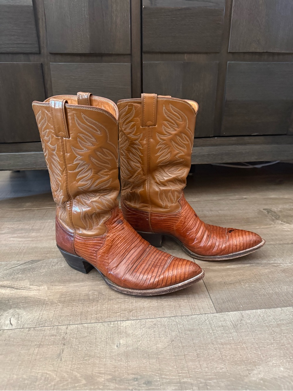 Justin Boots - Lizard Print